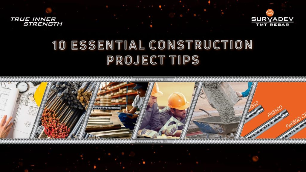 Tmt in construction