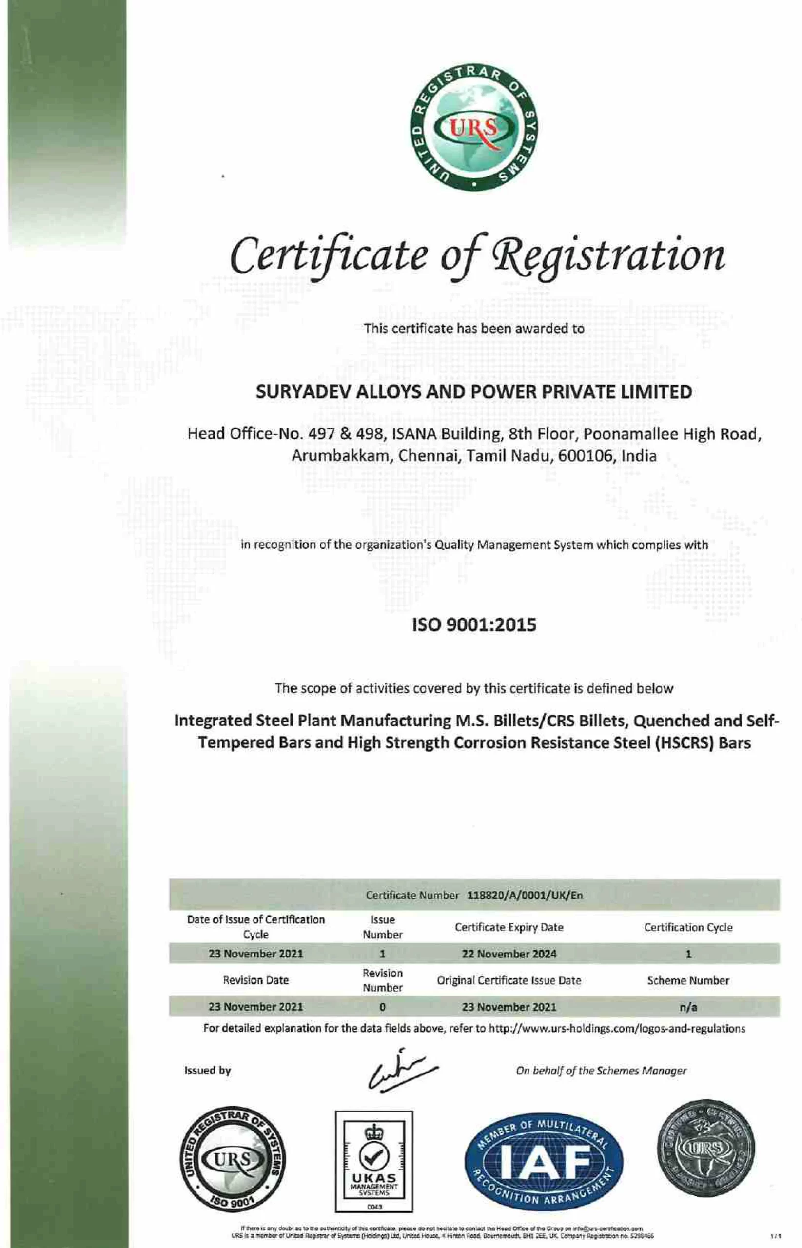 ISO 9001:2015