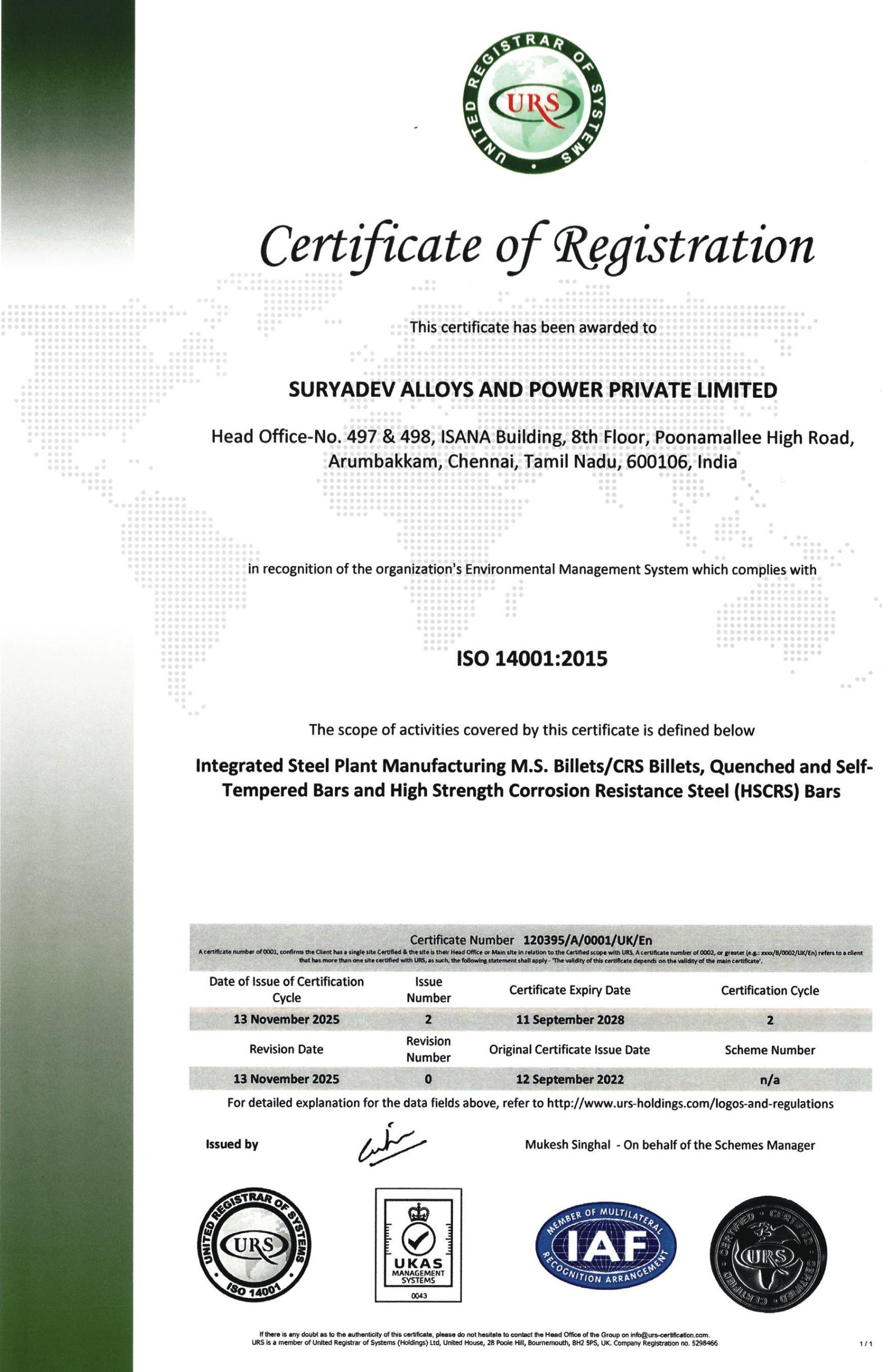 ISO 14001 : 2005 - H.O
