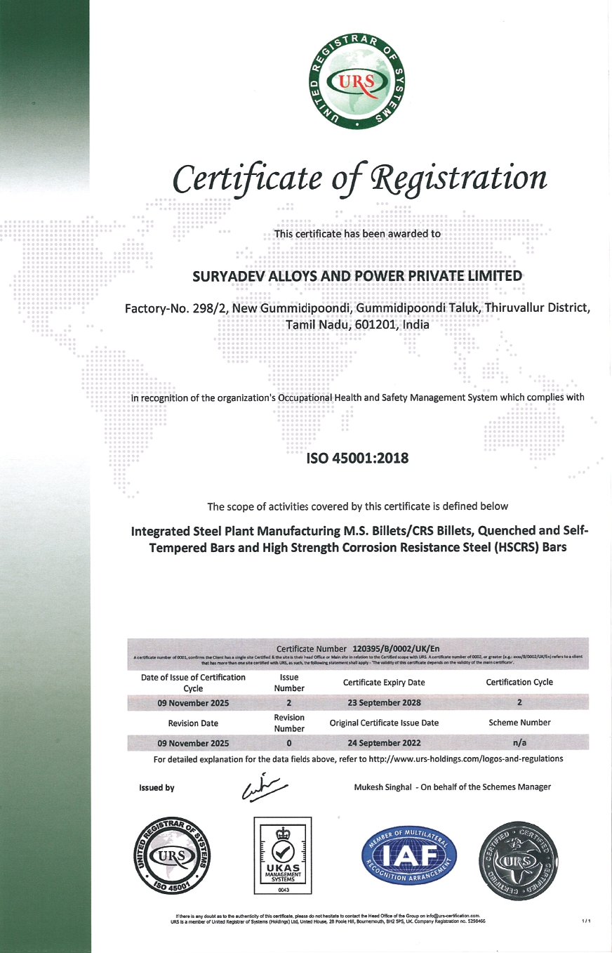 ISO 45001 : 2018 Factory