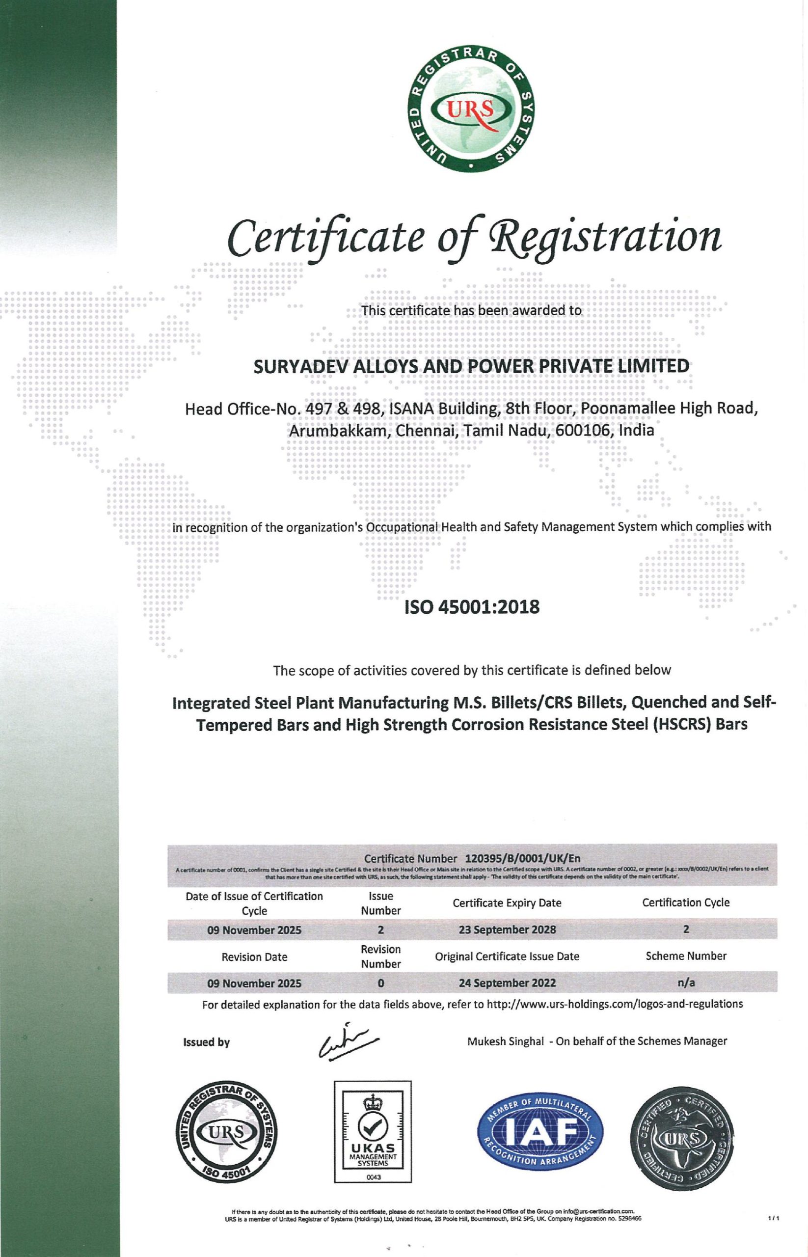 ISO 45001 : 2018 - H.O